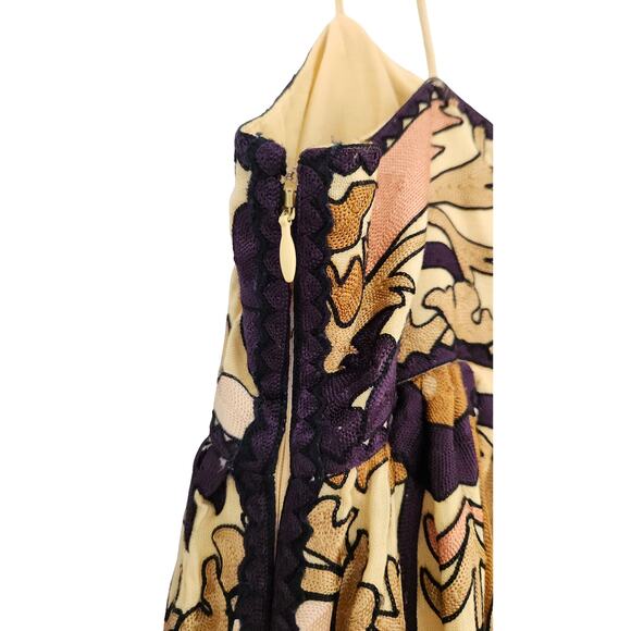Ulla Johnson Maxi Dress RARE Fall Mayra Yarrow Gold Brown Purple Embroidered 4 - Picture 10 of 13